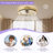 Modern LED Ceiling Fan with Light - Adjustable Brightness & Reversible Airflow, Integrated Lighting Design