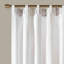 Panneau de rideau en polyester 50 po avec rayures et doublure touffetées-1454789542-1454789544