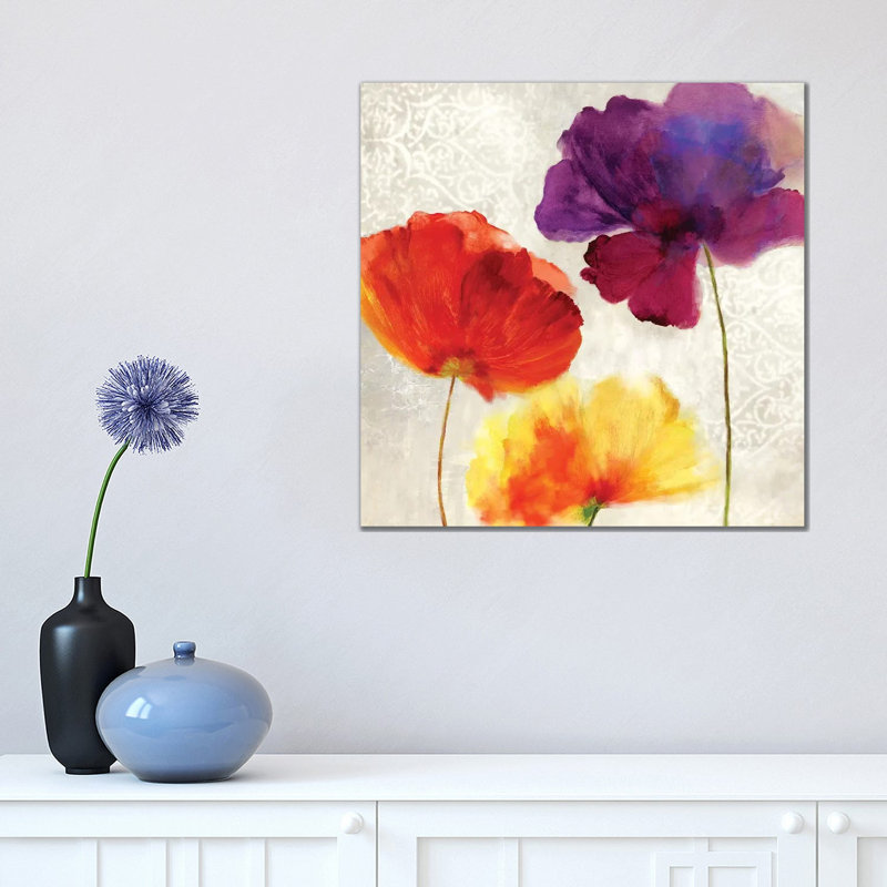 Lush Floral II by Asia Jensen - Wrapped Canvas Print, 45.72 cm H x 45.72 cm W x 3.175 cm D