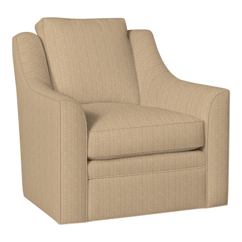 Fauteuil pivotant American Bungalow Nicholas, Perigold Posh Oat