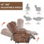 Fauteuil inclinable à deux moteurs Leatherair Infinity-986262805