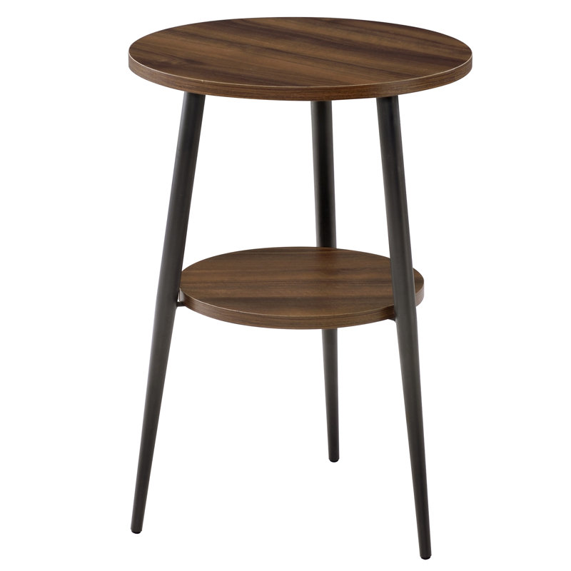 Aspacia End Table, Dark Brown