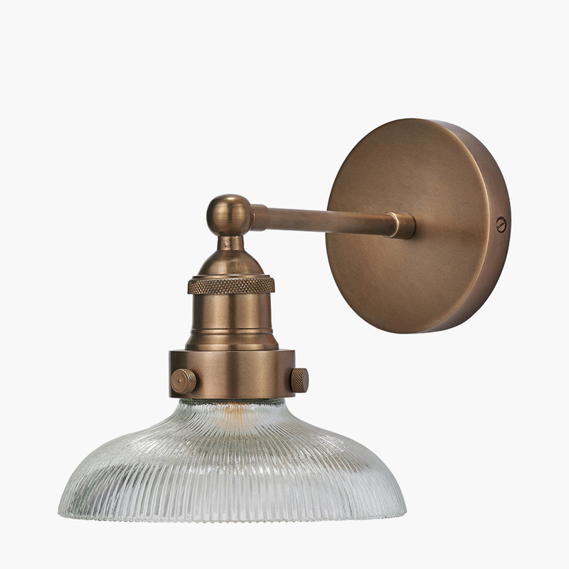 Cummings Armed Sconce, Antique Brass