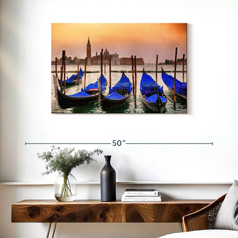 Mehar Venice Gondolas Sunset