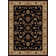 Tapis noir / rouge / taupe Weisgerber