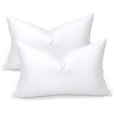 Hotel and Resort Goose Feather Pillows With Cotton Cover