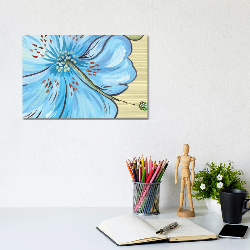 «Vibrant Tropical Bloom» par Ani Del Sol, reproduction d'art, Toile tendue, Aucun mat, H 12 po x l 8 po x P 0,75 po