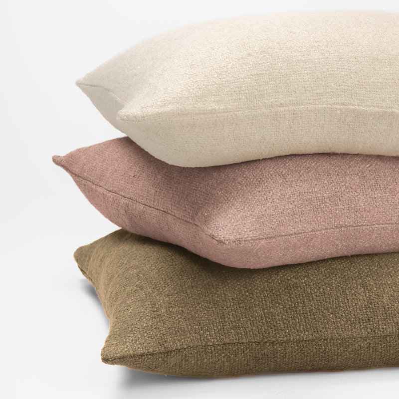 Coussin Andrew, ivoire, 14 x 20, Crème, Carré 14 po