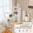 Stretchable Writing Table With Bookshelf
