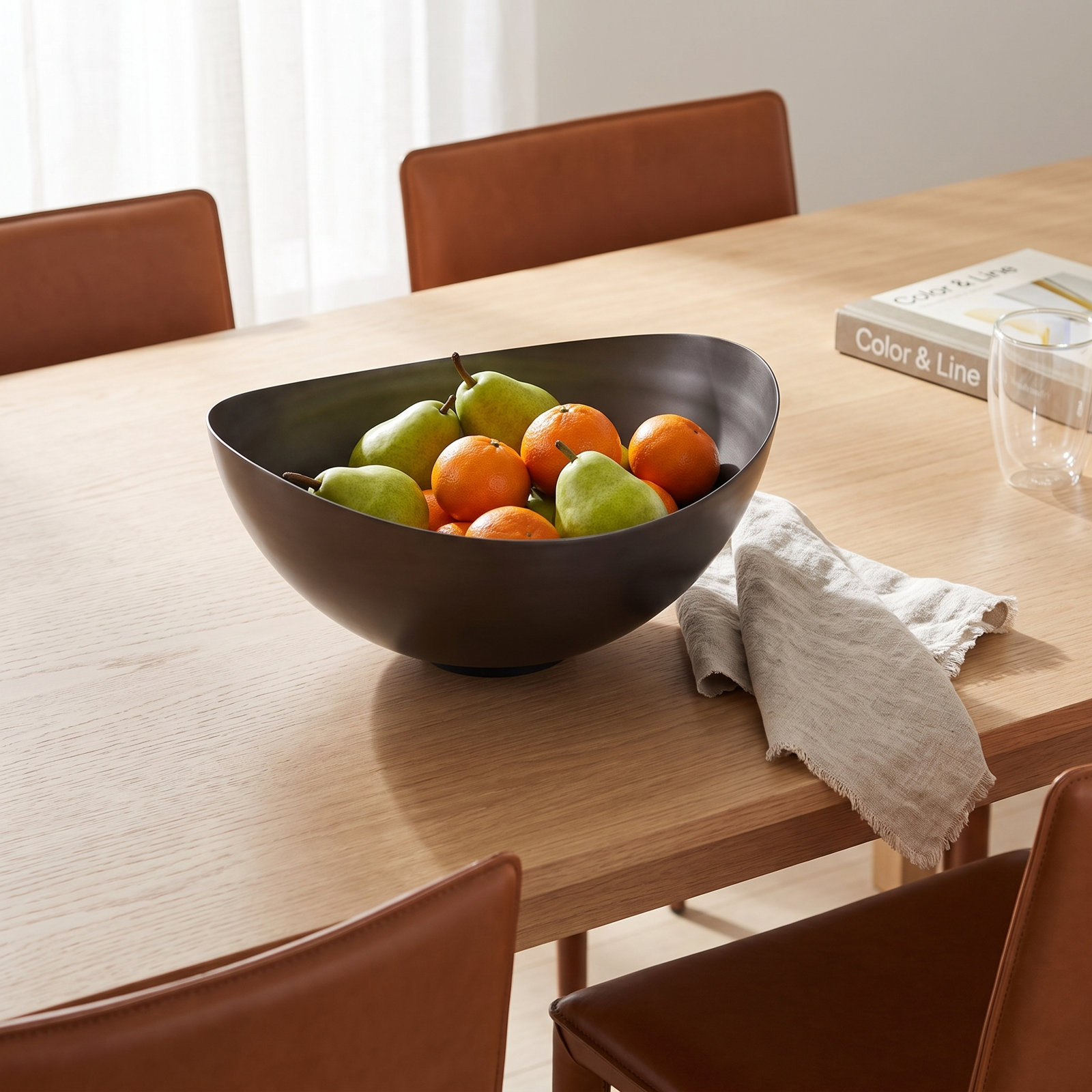 Ondea Decorative Bowl, 5.71" H x 11.81" W x 11.81" D