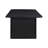 Rectangular Wooden Dining Table With 1 Removable Extension Leaf In Black