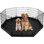Dog Playpen - Metal Foldable Dog Exercise Pen, Pet Fenc...