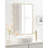 Scalloped Rectangle Bathroom Mirror-2017324024-2029512387