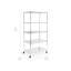 Étagère à 5 niveaux en acier NSF, chrome, l 36 po x P 24 po x H 72 po