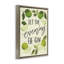  «Let Evening Be Gin», art mural encadré par Caroline Alfreds-208672195-208672197