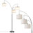 Bidal 78'' H 3-Light Arc Floor Lamp-2017337593