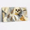 «Skull And Fern Fossil», art abstrait sur toile tendue sur toile, ensemble de 1
