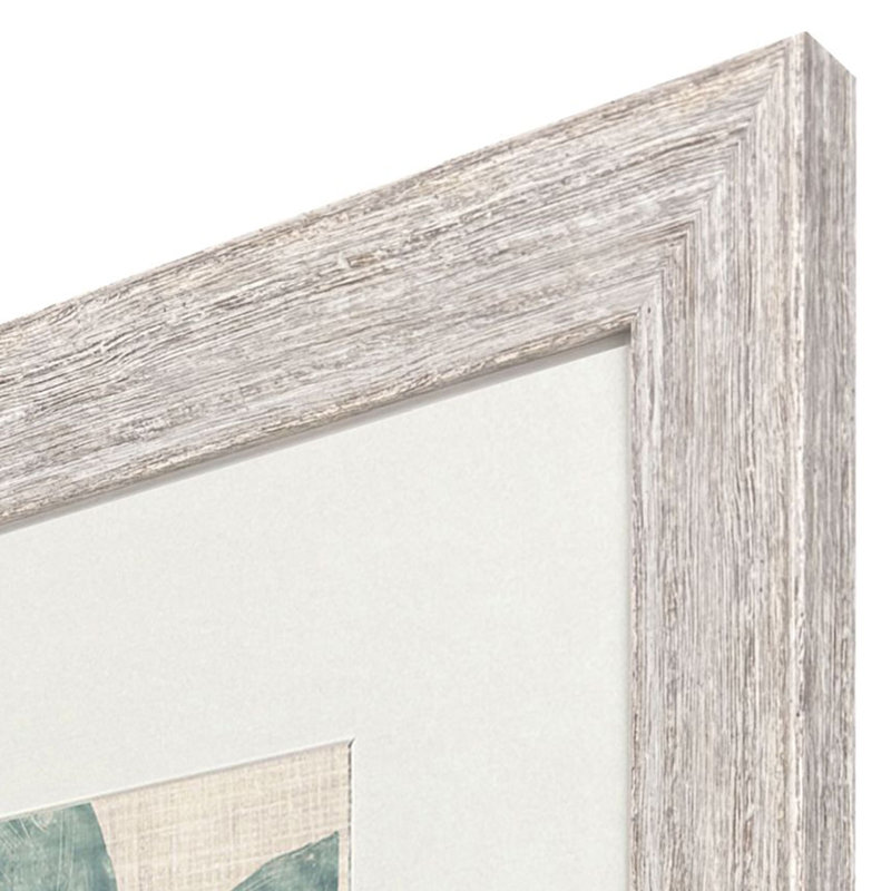 Burlap Ocean Palm II S/2 Print by Vess Propac Images