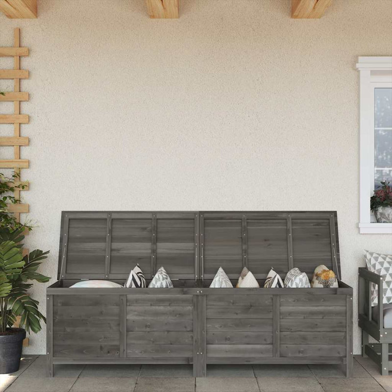 Coffre de rangement pour le jardin WALPLUS, Gris anthracite
