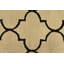 Tapis crème en laine touffeté à la main Trellis