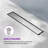 12" 304 Stainless Steel Linear Drain For Fast Drainage, Floor Drain For Bathroom In Brushed Nickel-119465389