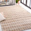 Tapis rayé ivoire / naturel Sonnier-397800262
