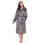 Jarom Flannel Mid-Calf Bathrobe-246950284-246950326