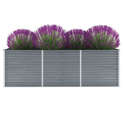Jardinière en acier galvanisé 