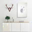 White Daffodil Dismantled - Wrapped Canvas-55305200