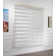 Double layer bamboo roller blind and bamboo zebra window