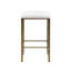 Tabouret de comptoir moderne sans dossier rembourré