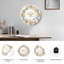 Horloge murale florale-126676513