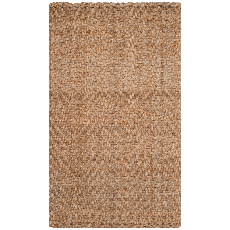 Gare Natural Fiber Hand Woven Jute Solid Color Rug