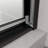 Bypass Shower Door, Sliding Door, With 1/4" Tempered Glass And Matted Black Finish 56-60"X70"