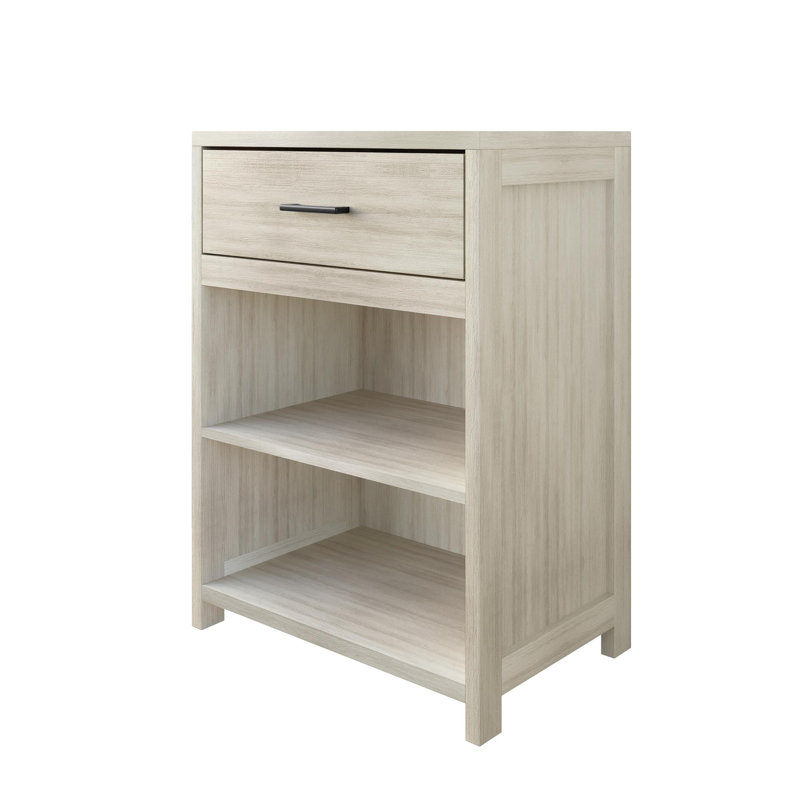 Armoire avec un tiroir en gris clair, Gris clair