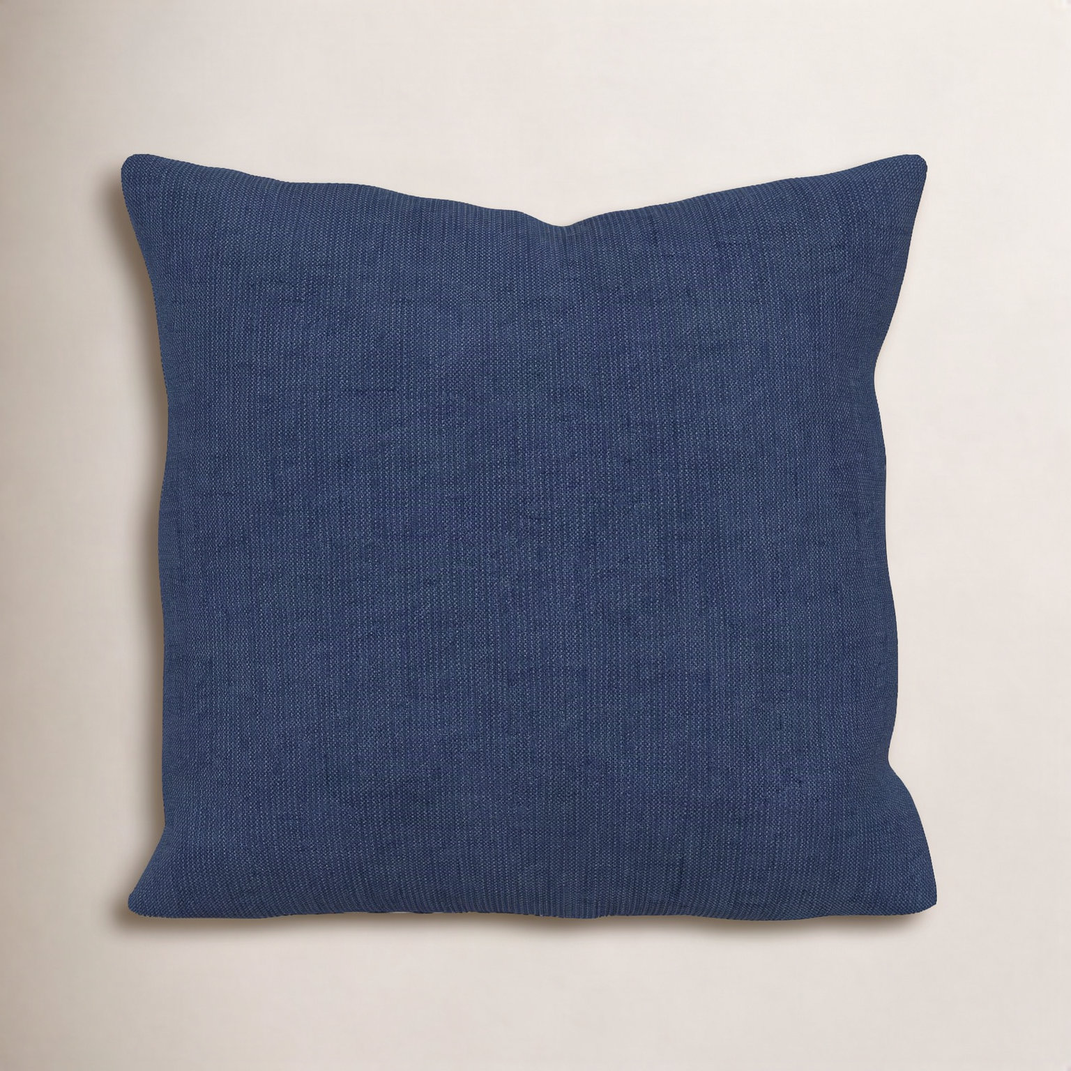 Sunbrella® Throw Pillow, Square 18", Spectrum Indigo Sunbrella® Plainweave