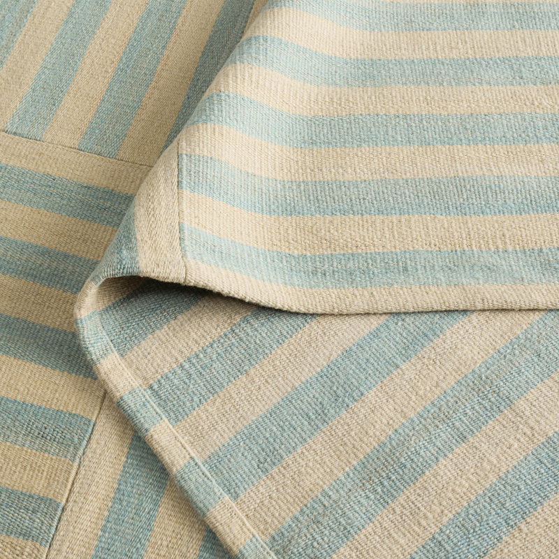 Ralph Lauren Canyon Stripe Patch Wool Striped Rug, Rectangle 8' x 10'