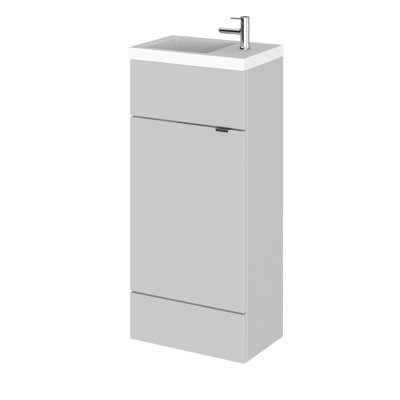 Fusion 405mm Single Bathroom Vanity with Integrated Polymarble Basin