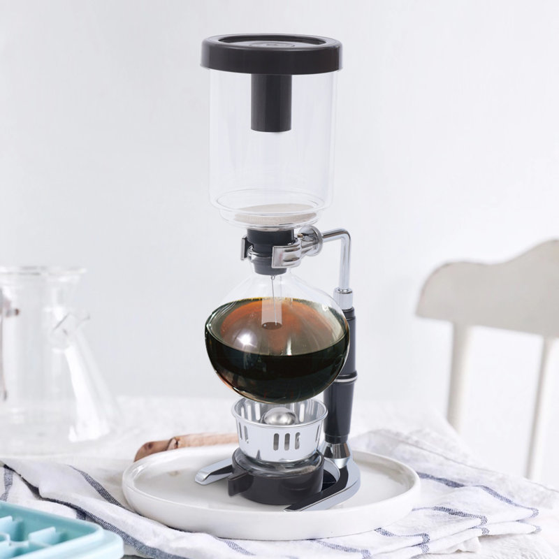 Machine à café sous vide 3 tasses Siphon, 5 tasses