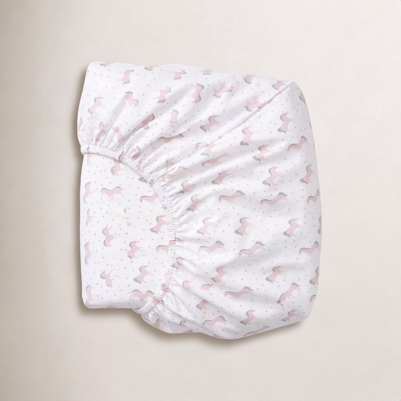 Drap-housse pour lit de bébé pour lit de bébé licorne Maya