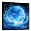 Art mural bleu et noir «Cosmic Plaet II»-919047787-919047778