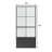 3/4 Lite Metal and Glass Double Barn Door with Installation Hardware Kit and Soft-close-100477378-98417945