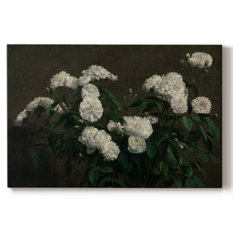 "Vintage Botanical - CV III" sur toile, Wrapped Canvas, H 9 po x l 13 po x P 1,5 po