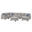 Canapé modulaire faisant face à gauche avec repose-pieds de 149,5 po Marsala-903740718-903740712