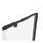 44-48" W x 71" H Piovt Swing Glass Shower Door,Pivot Frame Sliding Shower Door with 1/4"(6mm) Clear SGCC Tempered Glass,Shower Doors,Reversible Installation-112318712
