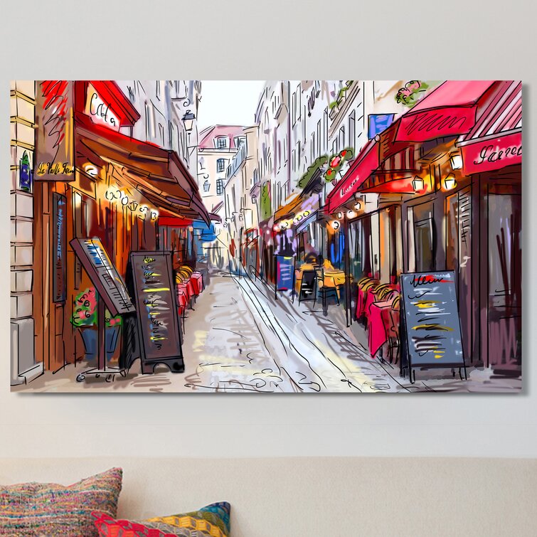 PicturePerfectInternational Restaurants On Canvas Print | Wayfair