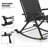 Barnabus Foldable Zero Gravity Chairs, Extra Wide Rocking Chairs Recliner with Headrest and Footrest-730545784