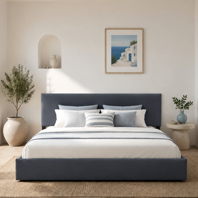 4 Drawers Storage Upholstered Bed