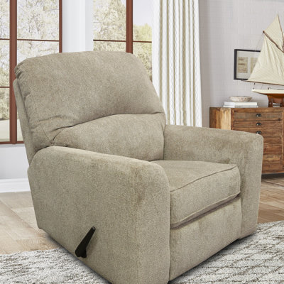 Fauteuil inclinable Red Barrel Studio® en polyester beige