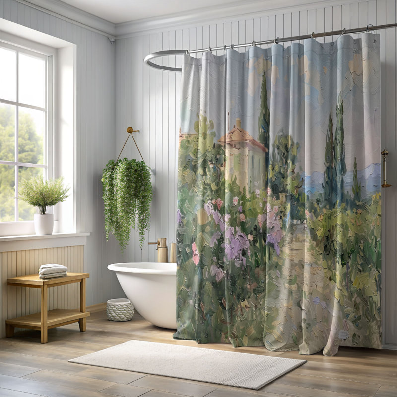 Rideau de douche Roesch, H 74 po x l 71 po